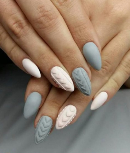 Textured Nails Design